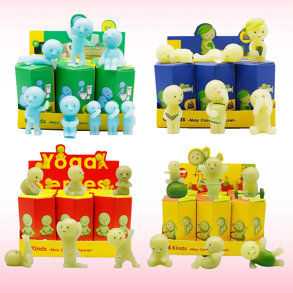 Yoga In Fitness First - Glow In The Dark Mini Figure