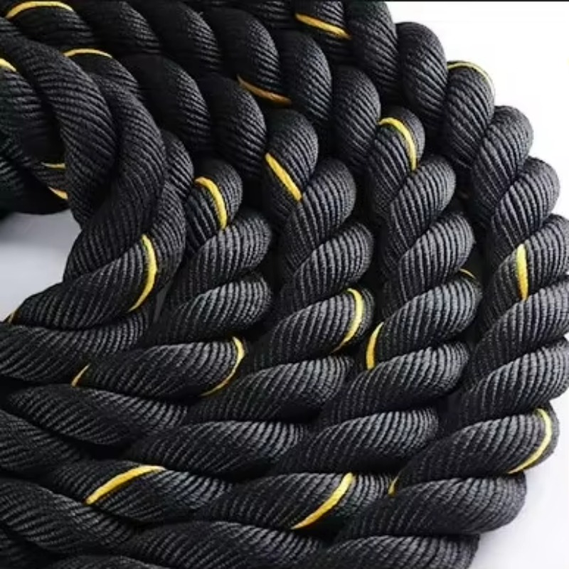 Battle Rope Exercise - Workout Exercise Battle Rope Fitness Heavy