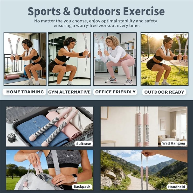 Battle Rope Exercise - Dropship-Ropeless Battle Ropes, Workout Exercise Rope