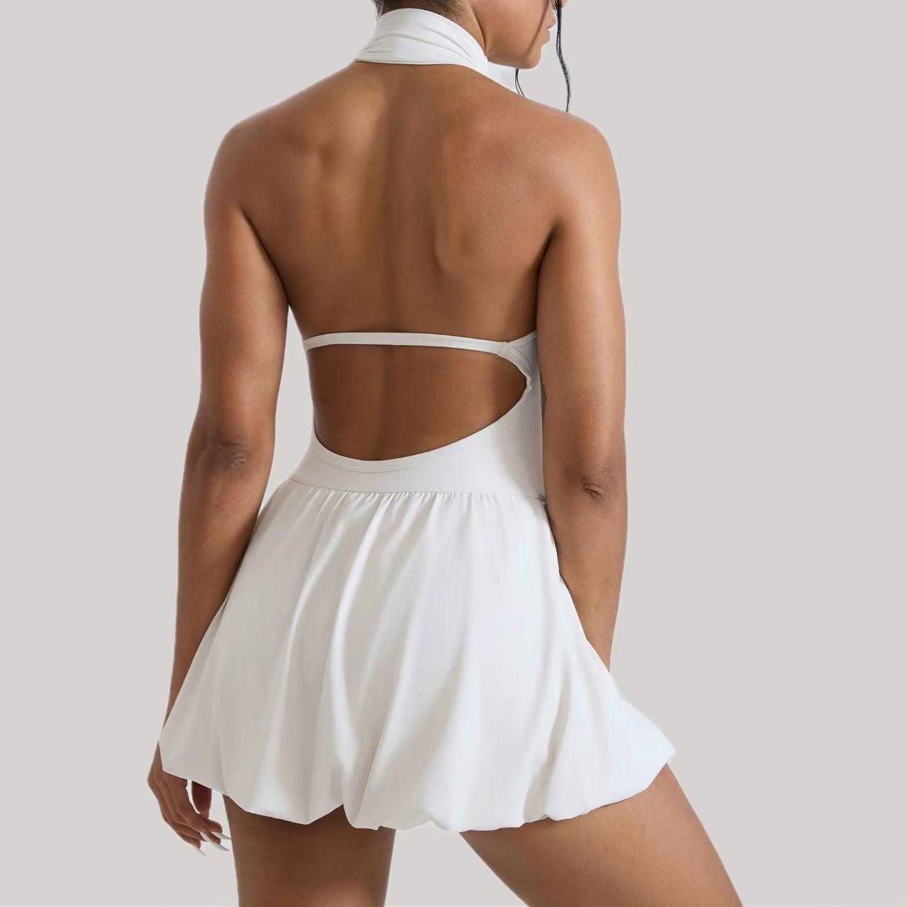 Yoga Fitness Group - Ningyu High Neck Golf Tennis Dress