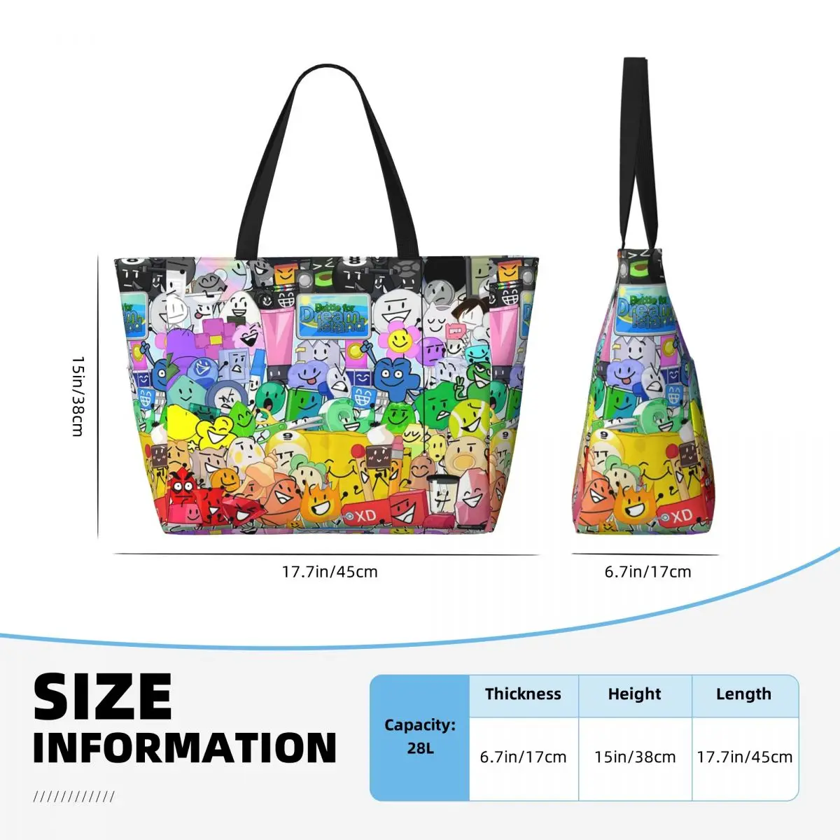 BFDI Group Picture Beach Tote  - Yoga Fitness Group recension och pris