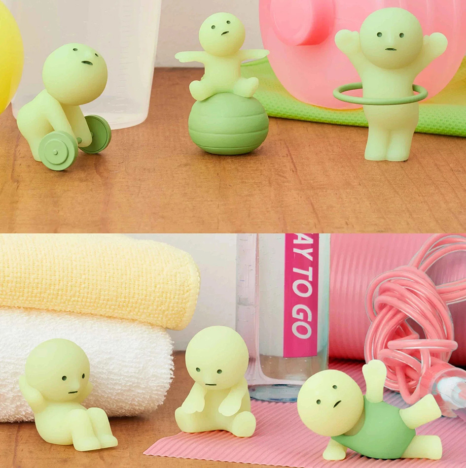 Hot Glow In The Dark Mini Figu - Yoga In Fitness First recension och pris