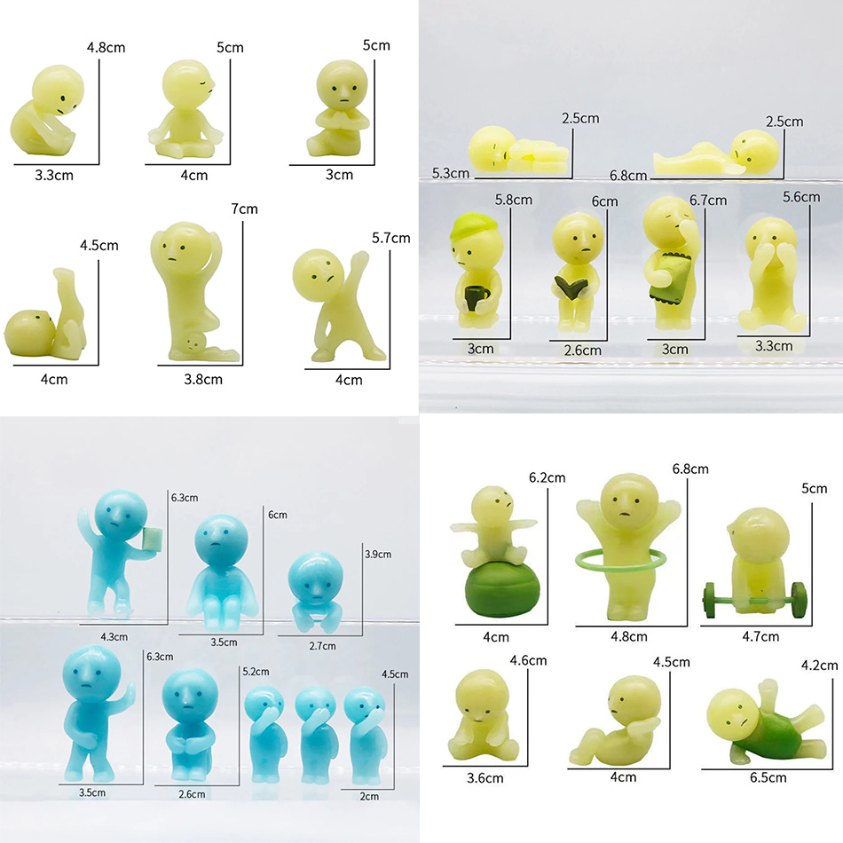 Glow In The Dark Mini Figure S - Yoga In Fitness First recension och pris
