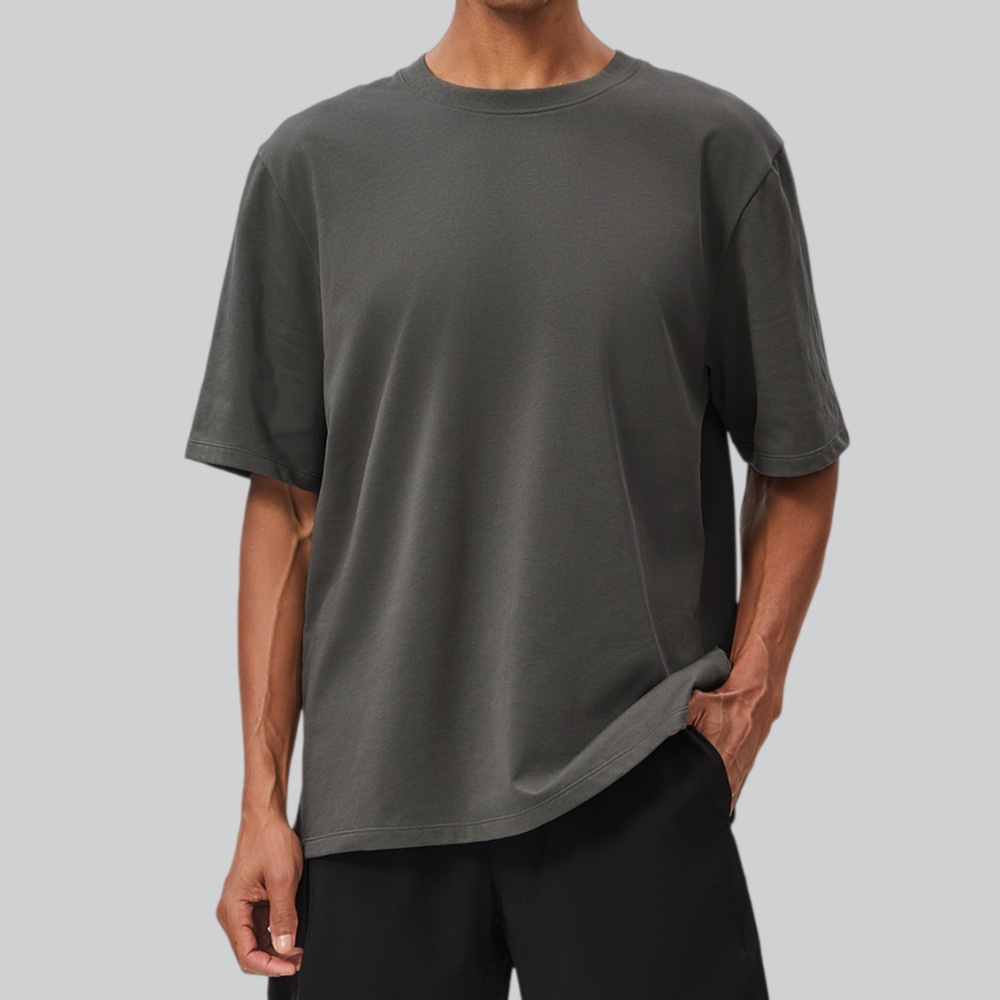 Men's Solid Color Running Spor - Yoga Fitness Logo recension och pris