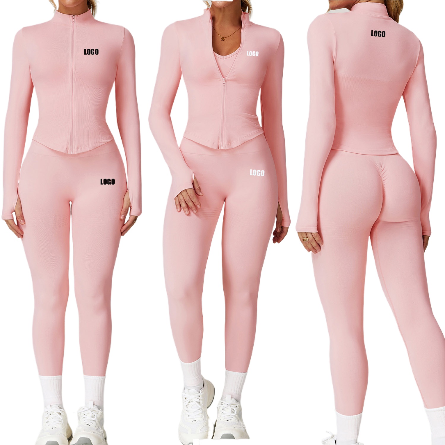 Custom LOGO women's seamless y - Yoga Fitness Logo recension och pris
