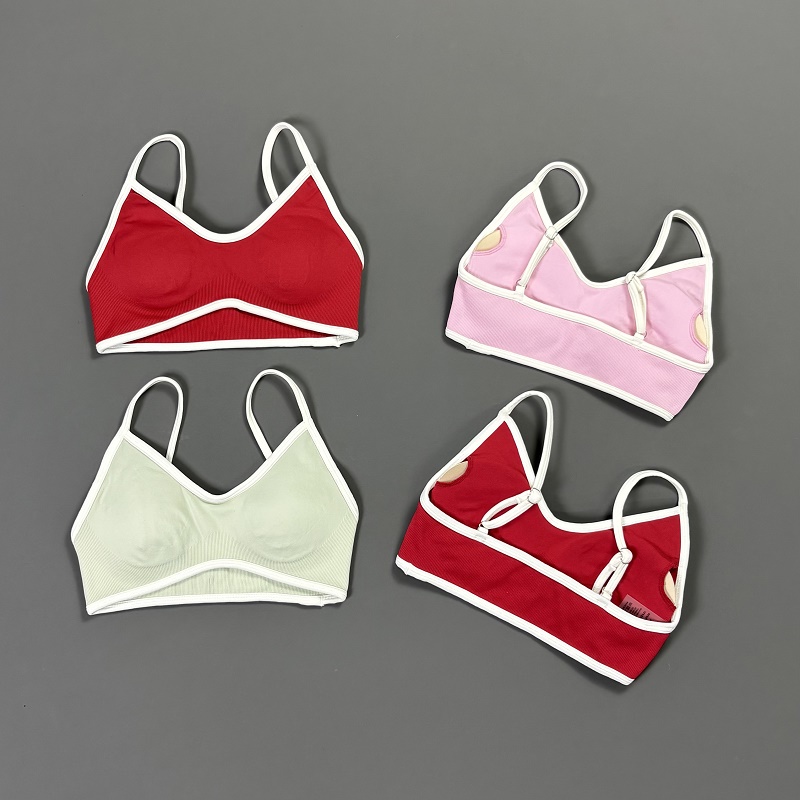 Women Contrastline Yoga Bra V  - Yoga Và Fitness recension och pris