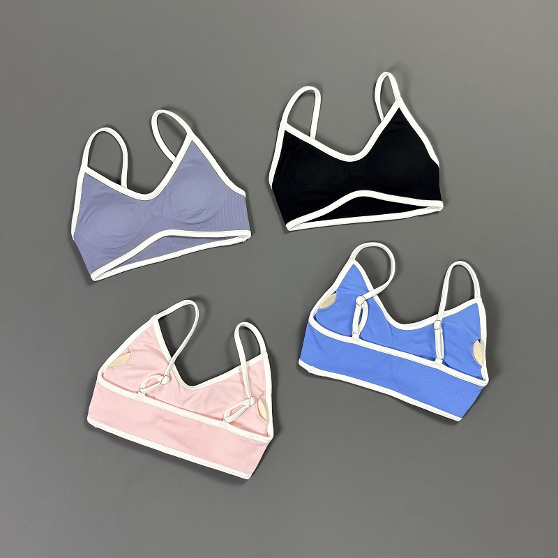 Women Contrastline Yoga Bra V  - Yoga Và Fitness recension och pris