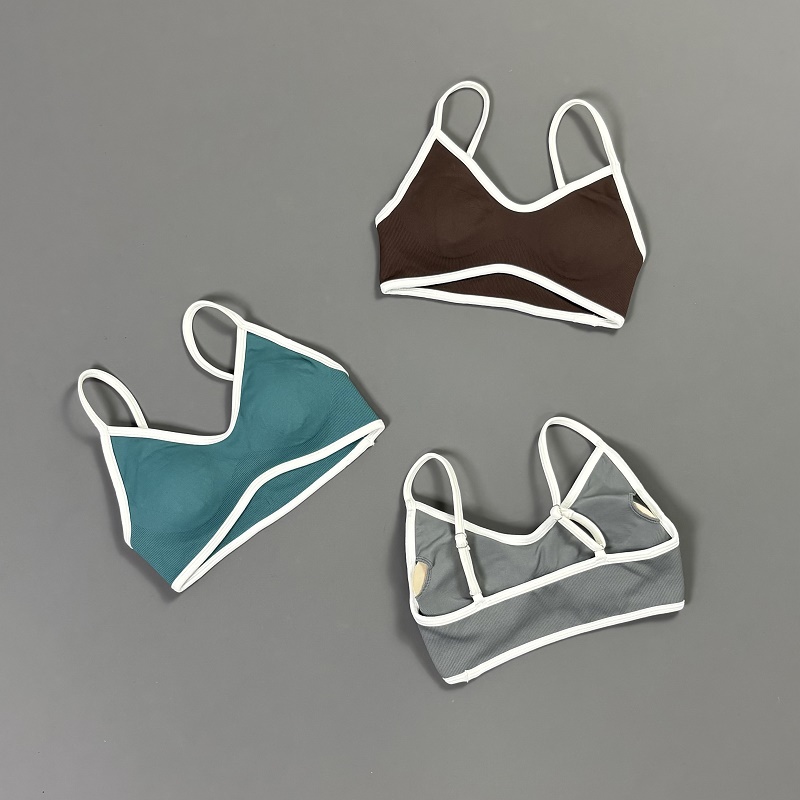 Women Contrastline Yoga Bra V  - Yoga Và Fitness recension och pris