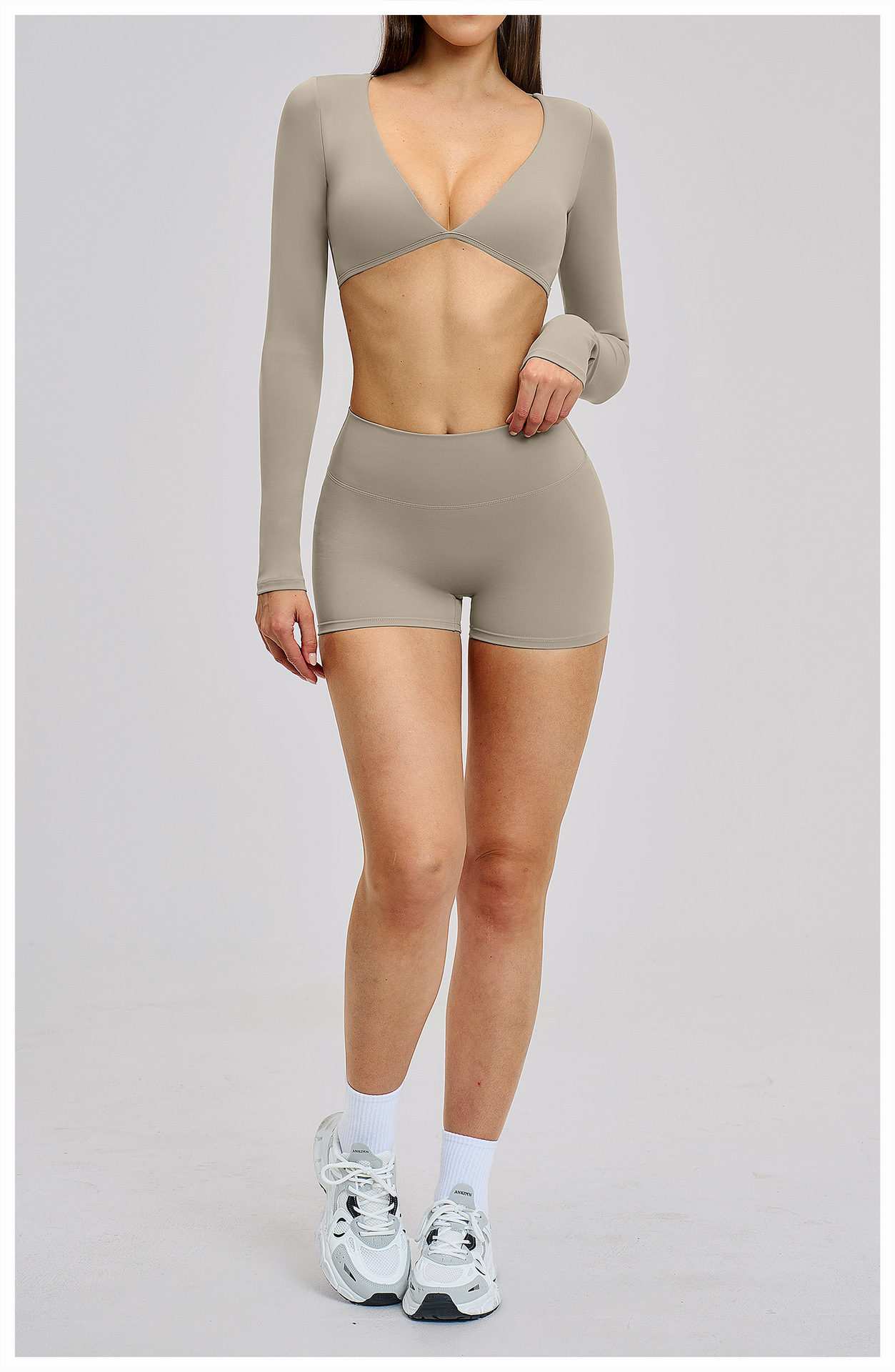 Sexy V-Neck Beautiful Back Hig - Yoga Và Fitness recension och pris