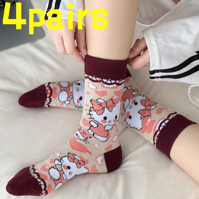 4 pairsof HelloKitty anti slip - Yoga In Fitness First recension och pris