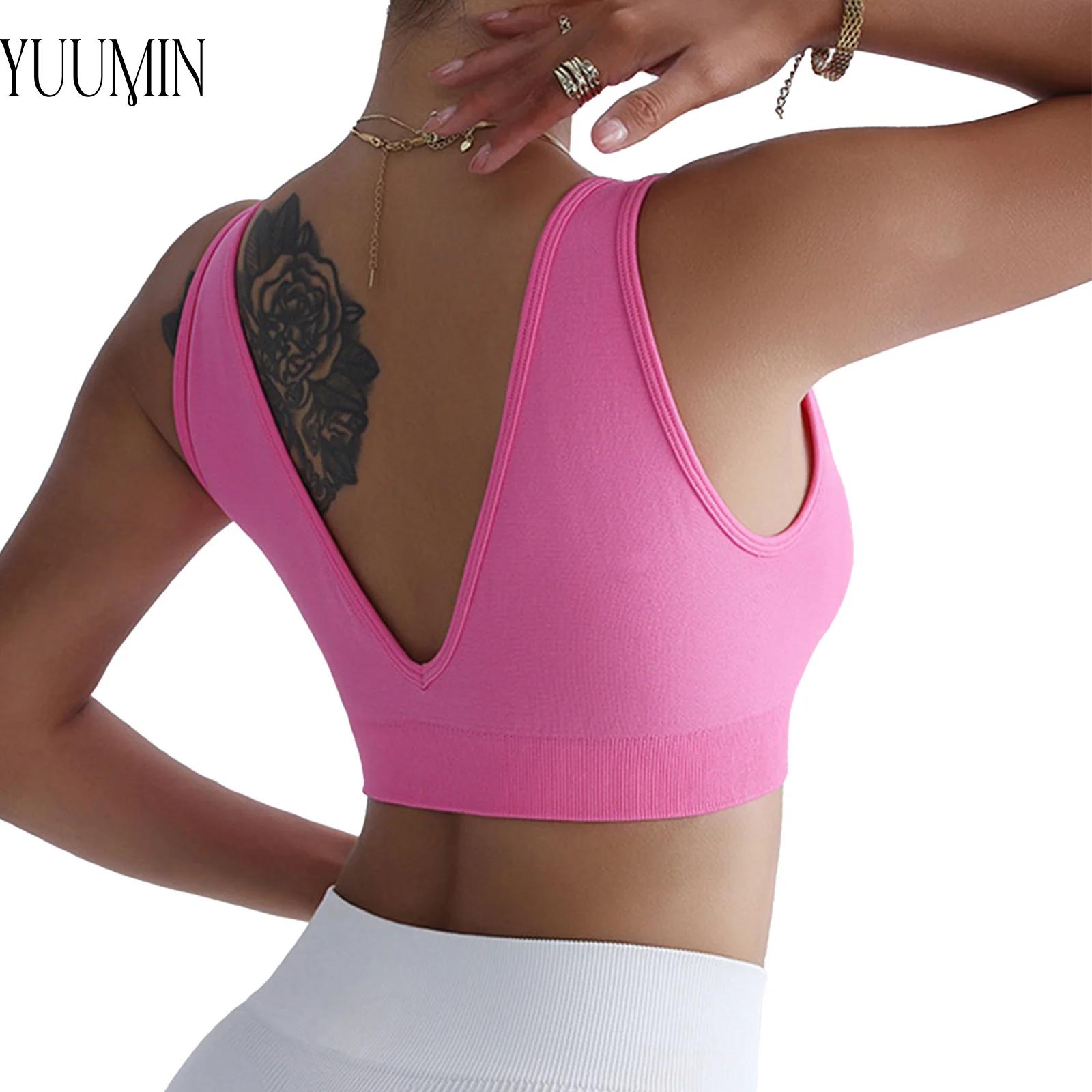 #S-L Women Low Cut V Back Crop - Yoga Và Fitness recension och pris
