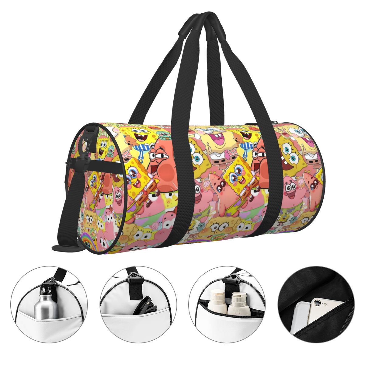 Travel Bag S-SpongeBobed Pink  - Yoga Fitness Group recension och pris