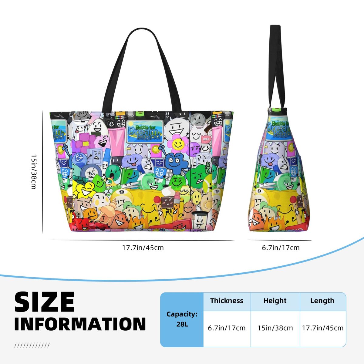 BFDI Group Picture Beach Tote  - Yoga Fitness Group recension och pris