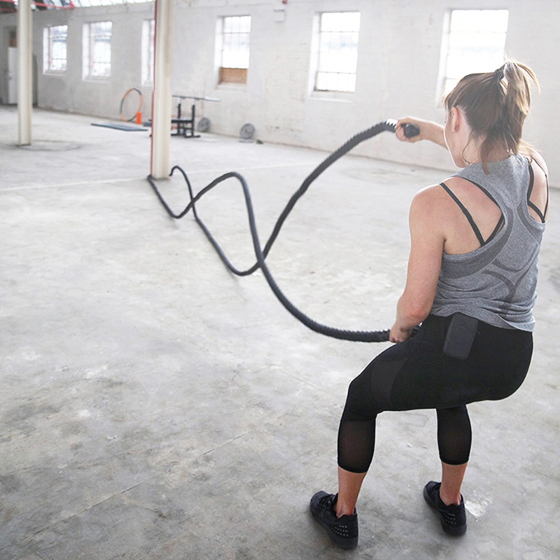 9M/12M/15M Fitness Battle Rope - Battle Rope Exercise recension och pris